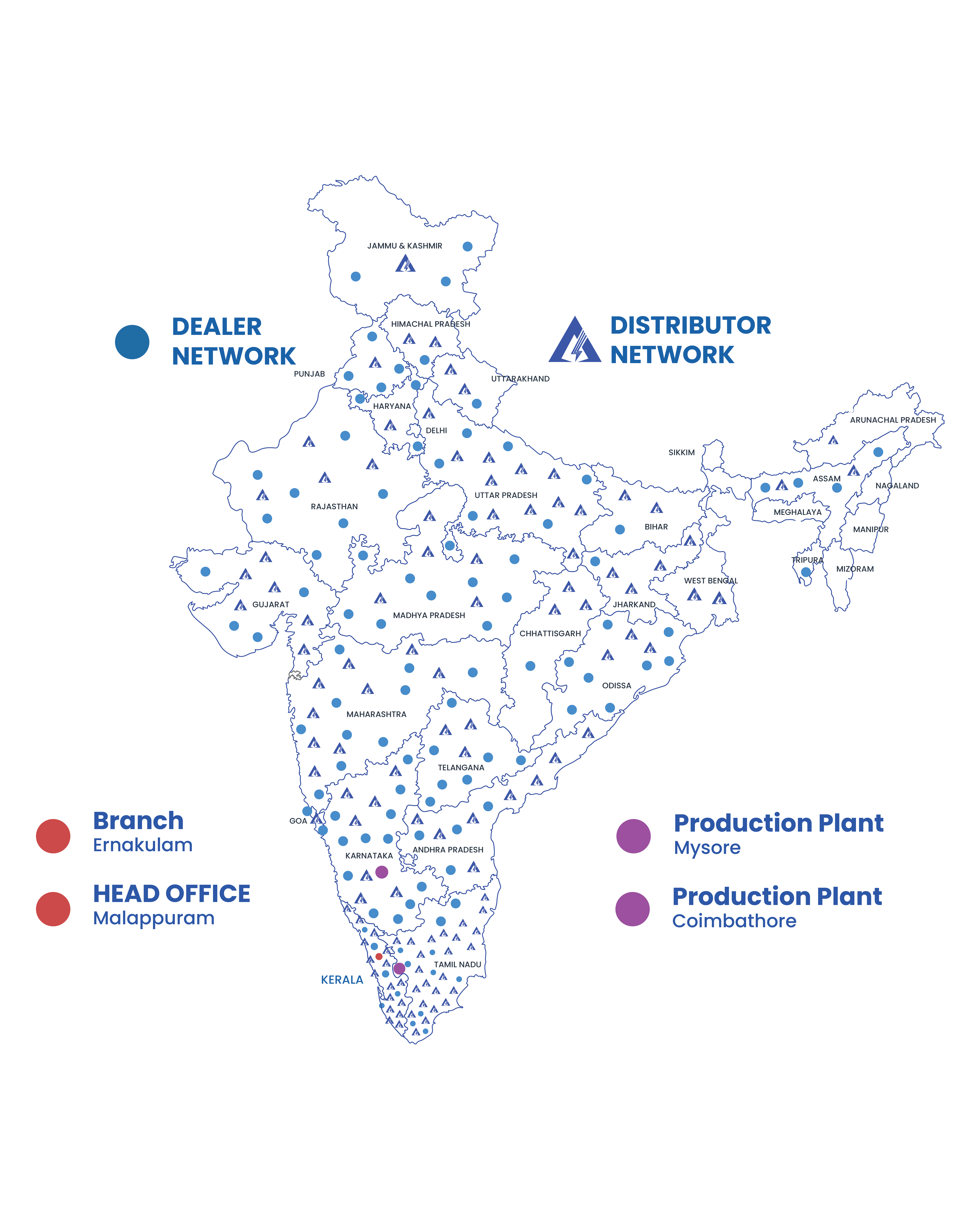 Distributor Network Map